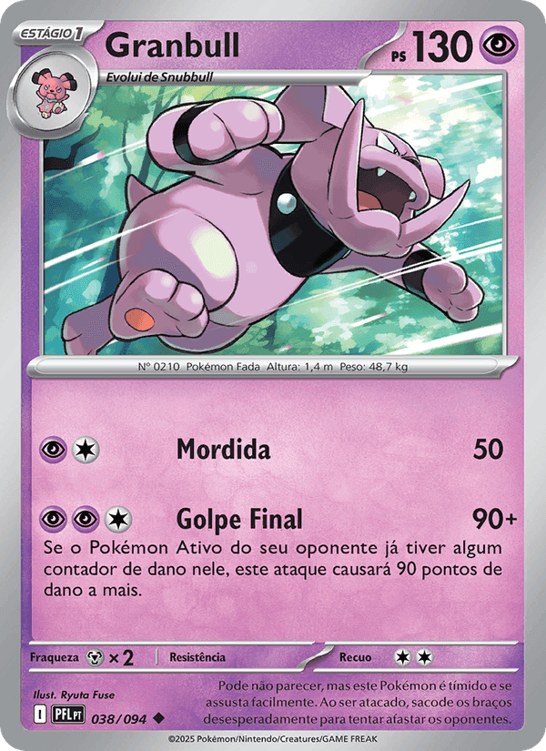 Granbull, carta 038 de Fogo Fantasmagórico