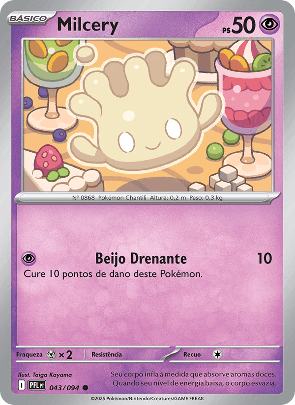 Milcery, carta 043 de Fogo Fantasmagórico