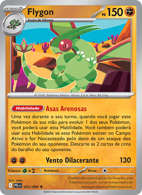 Flygon, carta 053 de Fogo Fantasmagórico