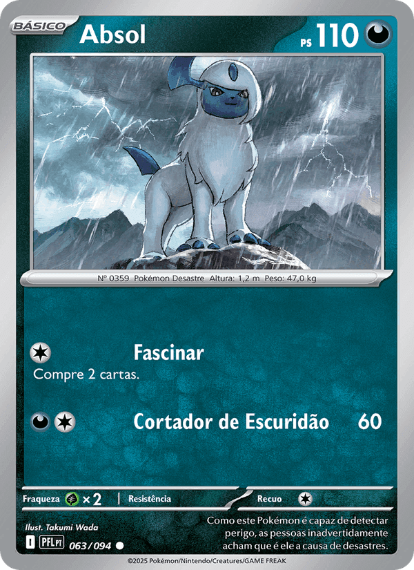 Absol, carta 063 de Fogo Fantasmagórico
