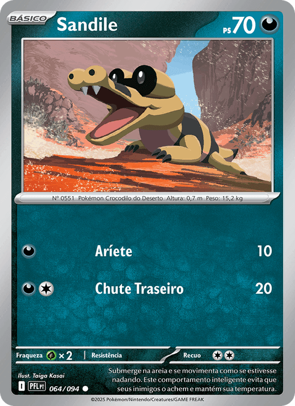 Sandile, carta 064 de Fogo Fantasmagórico