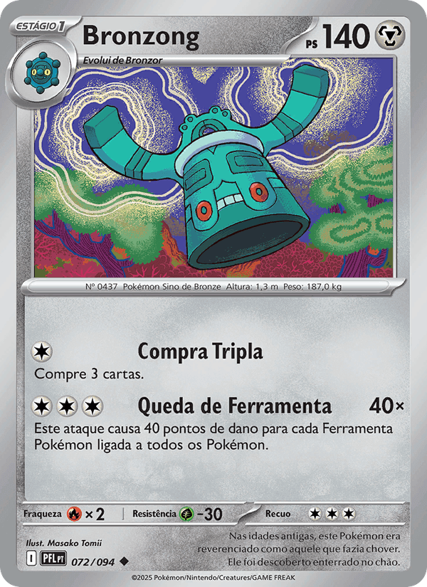 Bronzong, carta 072 de Fogo Fantasmagórico