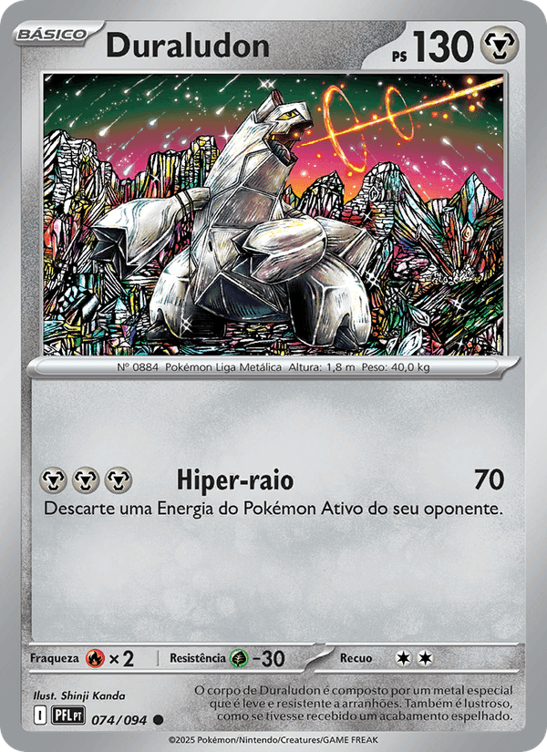 Duraludon, card 074 from Fogo Fantasmagórico
