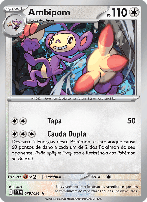 Ambipom, carta 079 de Fogo Fantasmagórico
