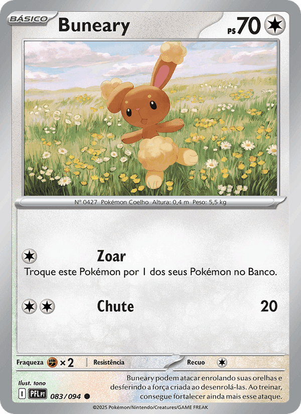 Buneary, carta 083 de Fogo Fantasmagórico
