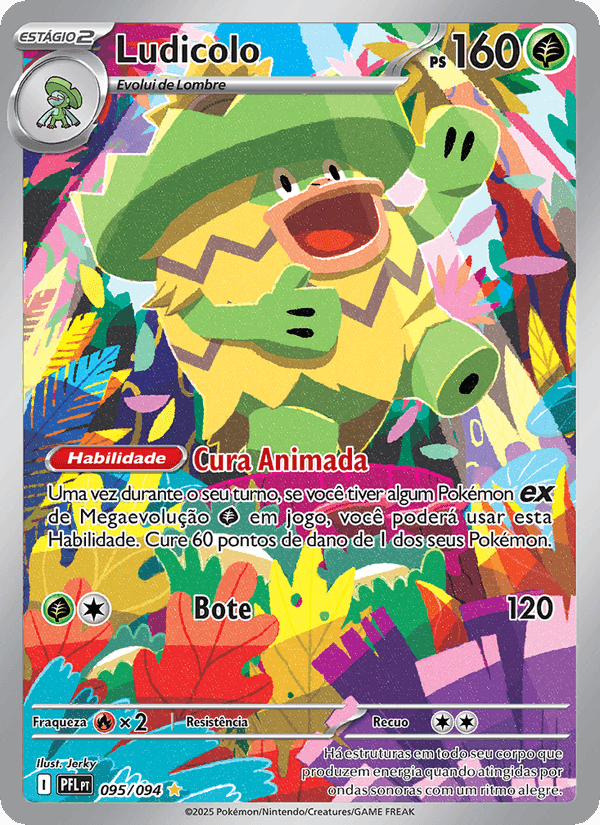 Ludicolo, carta 095 di Fogo Fantasmagórico