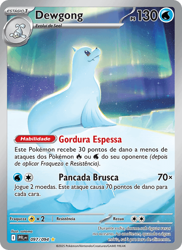 Dewgong, carta 097 di Fogo Fantasmagórico