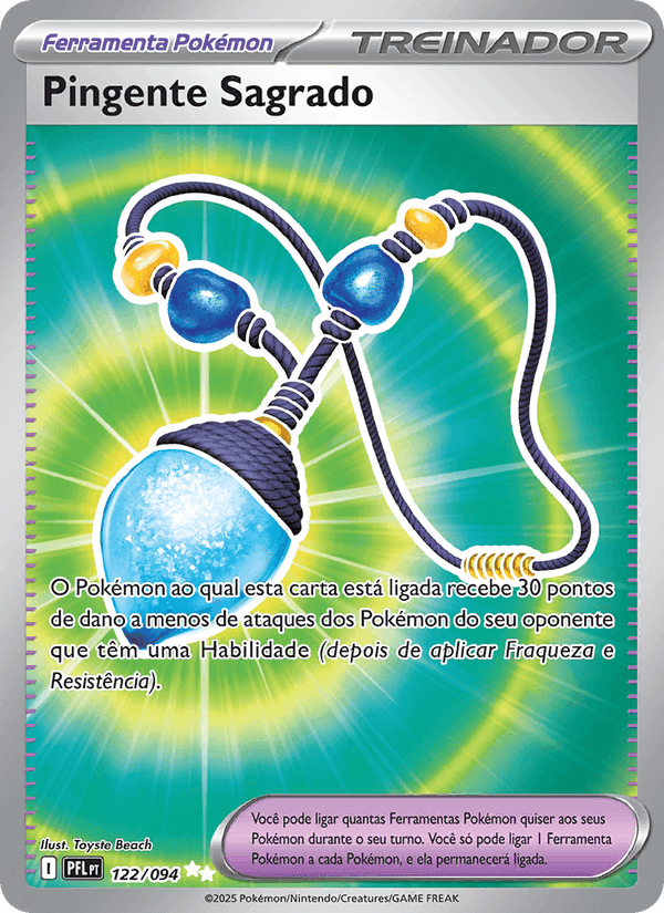 Pingente Sagrado, card 122 from Fogo Fantasmagórico