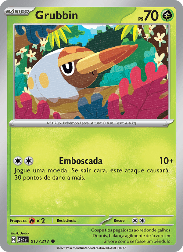 Grubbin, carta 017 de Heróis Excelsos