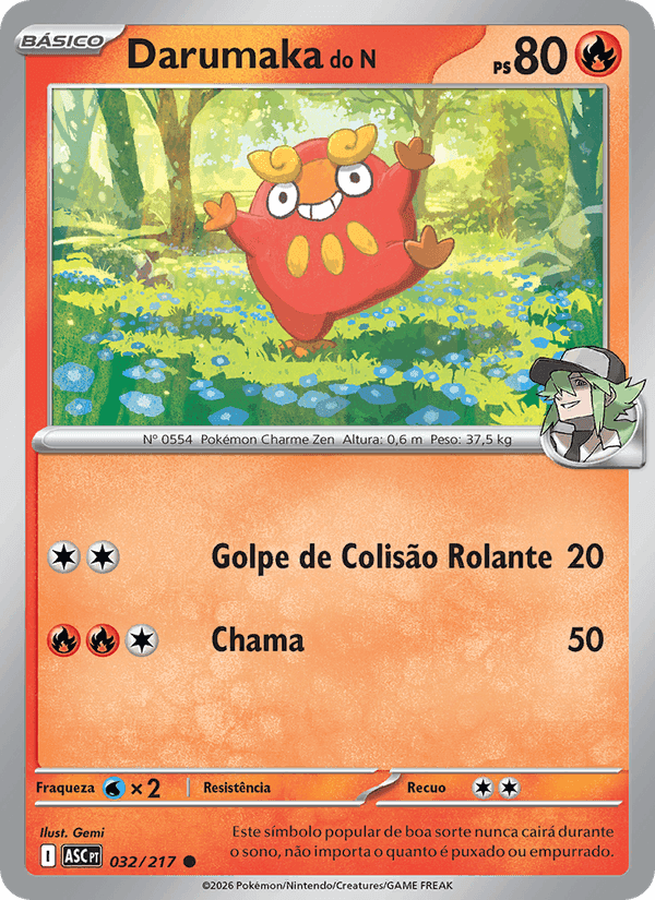 Darumaka do N, carta 032 de Heróis Excelsos