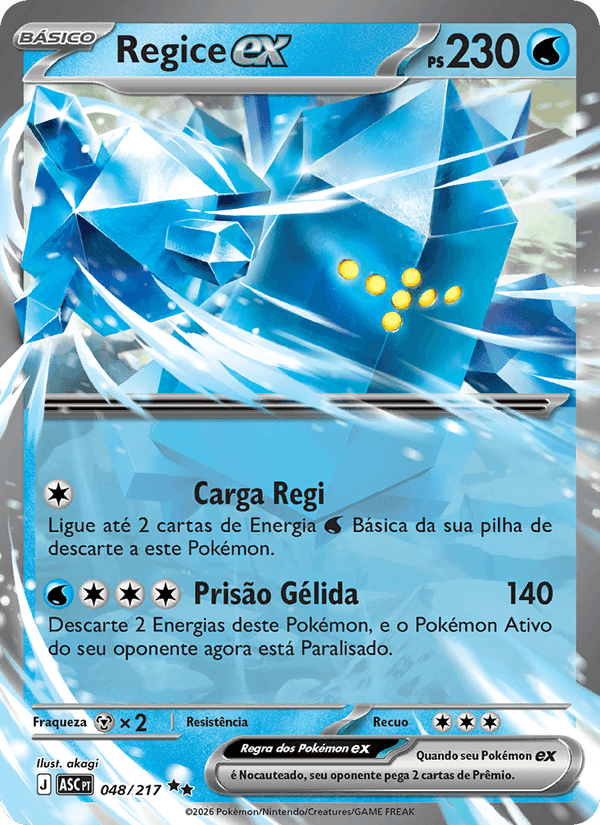 Regice ex, carta 048 de Heróis Excelsos