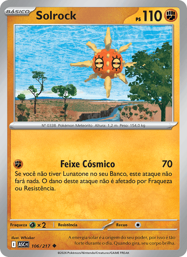 Solrock, carta 106 di Heróis Excelsos