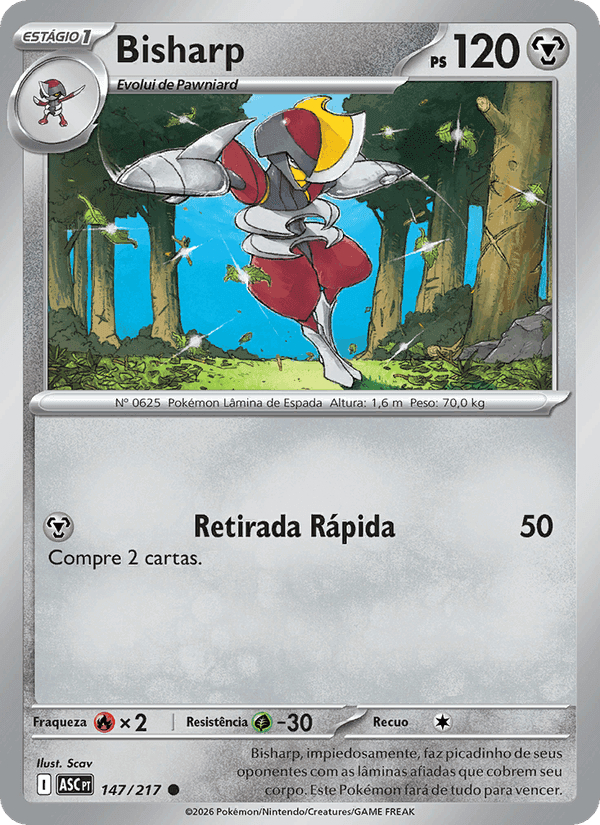 Bisharp, carta 147 de Heróis Excelsos