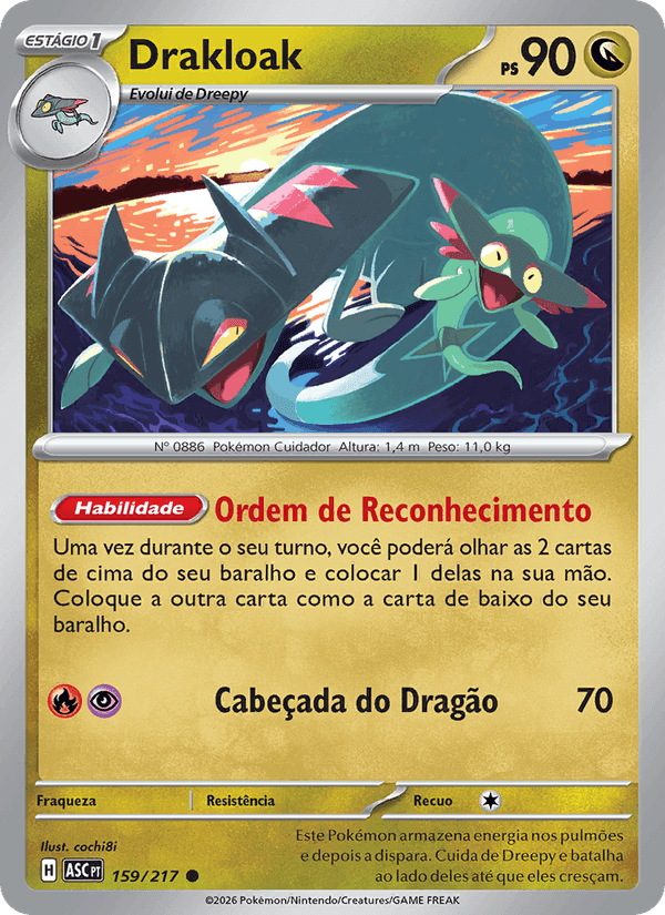 Drakloak, carta 159 di Heróis Excelsos
