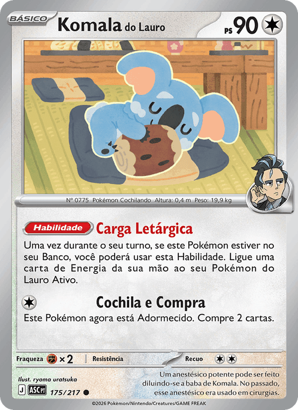 Komala do Lauro, carta 175 di Heróis Excelsos