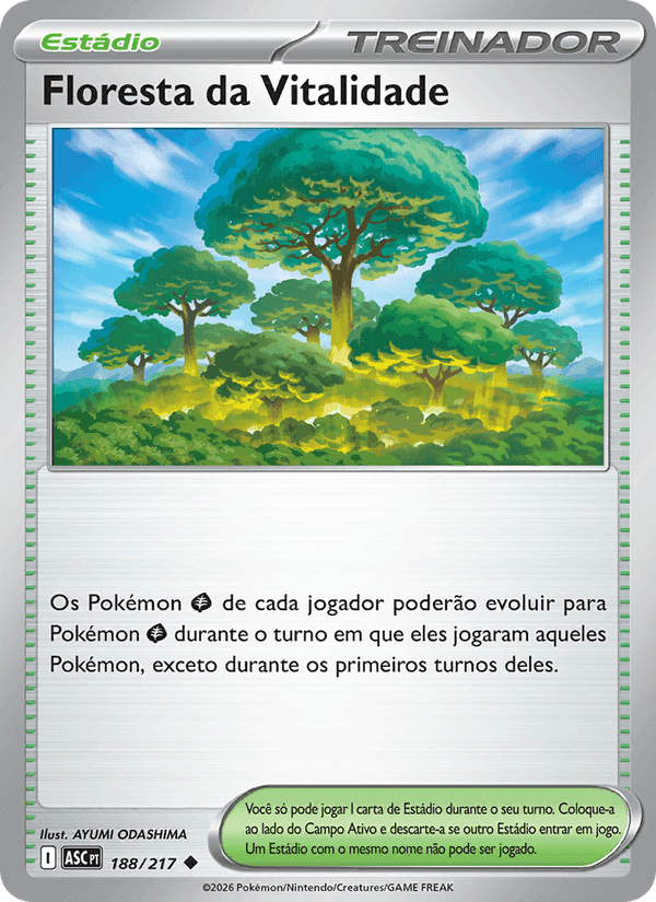 Floresta da Vitalidade, carta 188 de Heróis Excelsos
