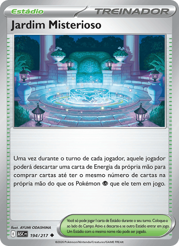 Jardim Misterioso, card 194 from Heróis Excelsos