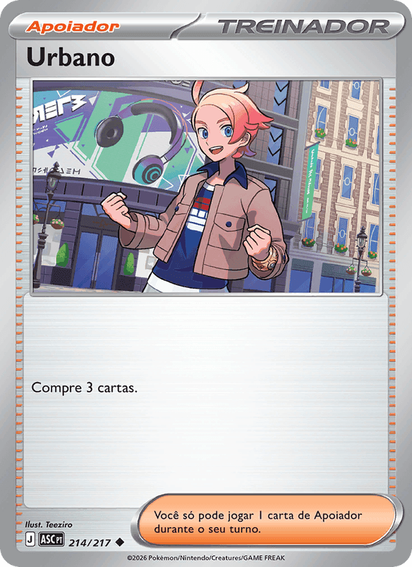 Urbano, card 214 from Heróis Excelsos