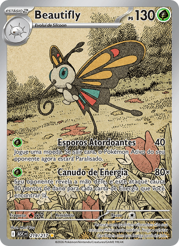 Beautifly, carta 219 di Heróis Excelsos