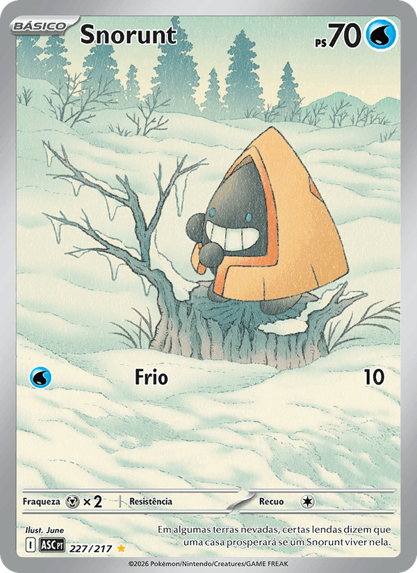 Snorunt, card 227 from Heróis Excelsos