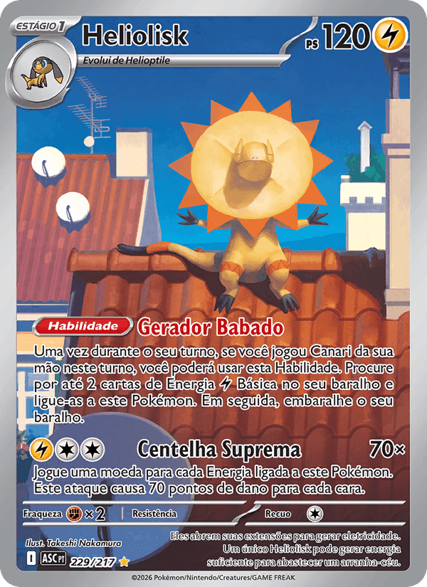 Heliolisk, carta 229 de Heróis Excelsos