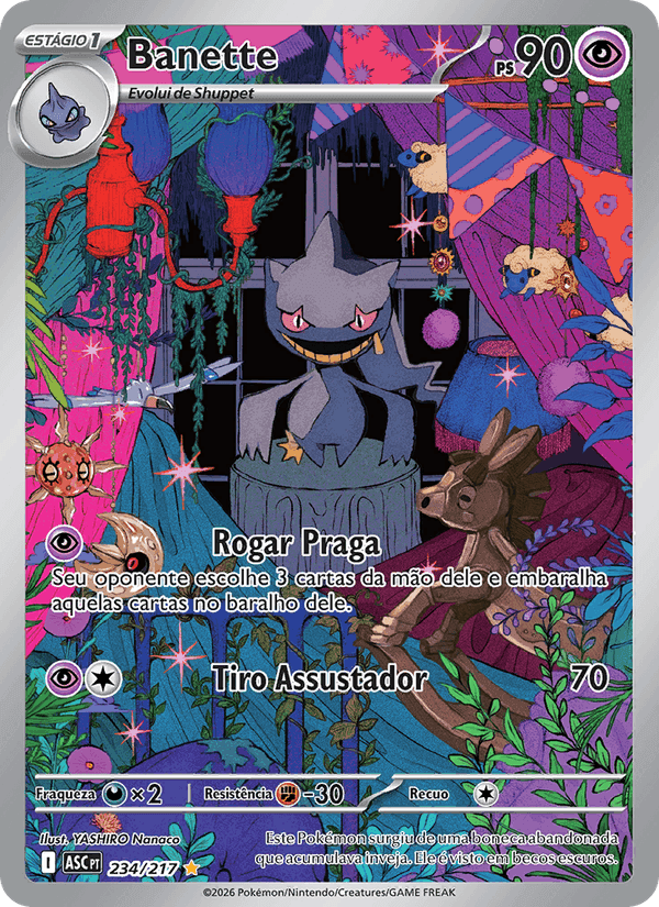 Banette, card 234 from Heróis Excelsos