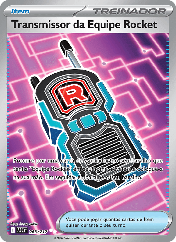 Transmissor da Equipe Rocket, carta 263 de Heróis Excelsos