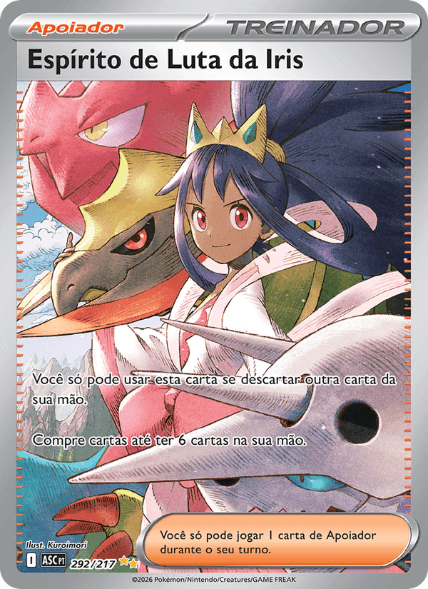 Espírito de Luta da Iris, card 292 from Heróis Excelsos