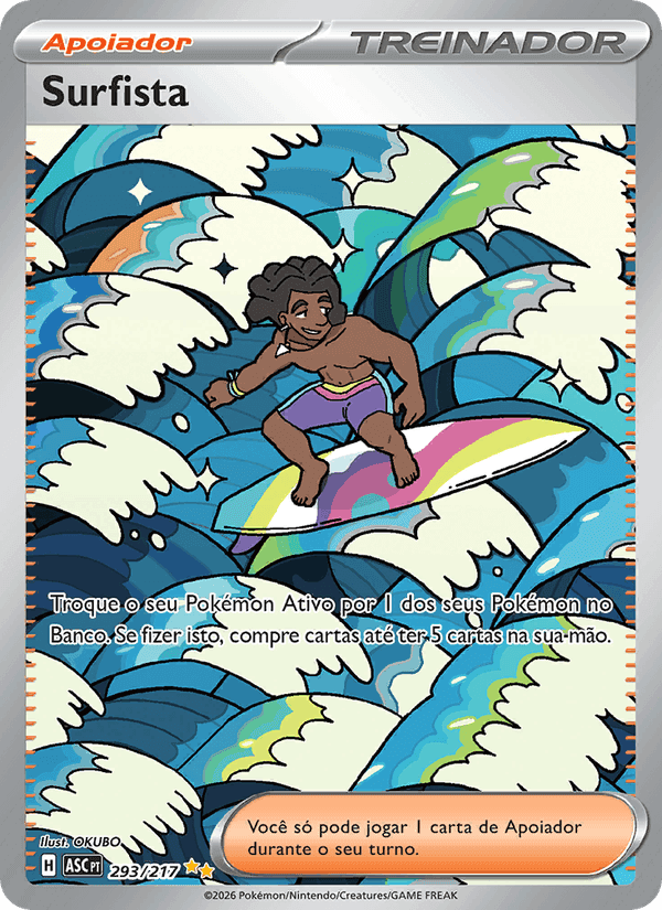 Surfista, carta 293 de Heróis Excelsos