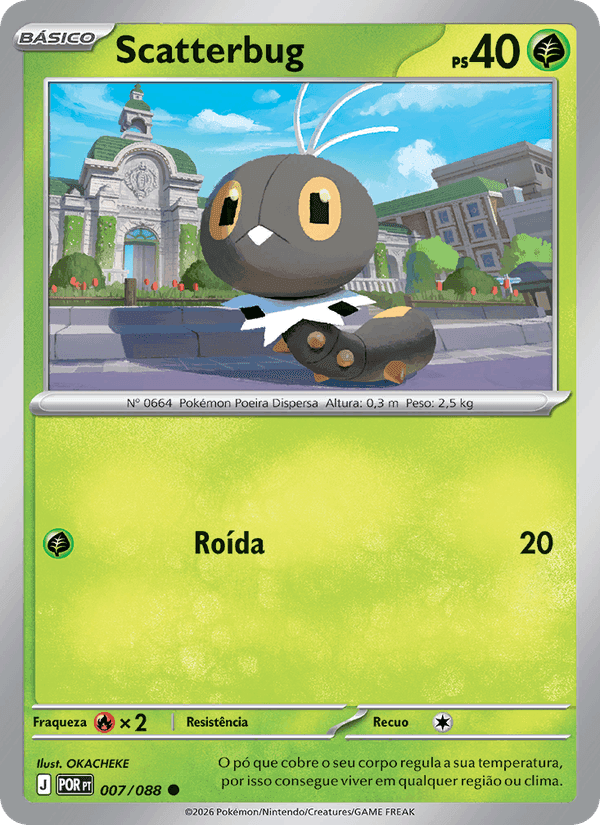 Scatterbug, carta 007 de Equilíbrio Perfeito