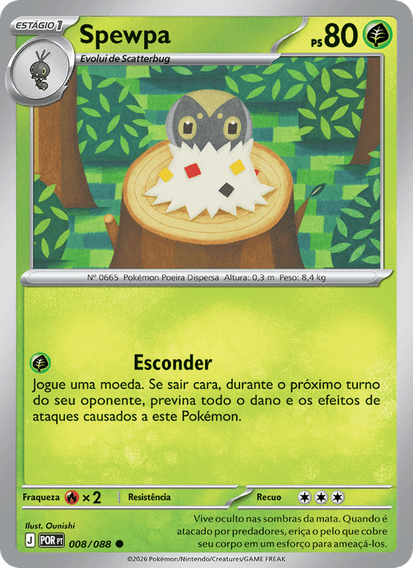 Spewpa, carta 008 di Equilíbrio Perfeito
