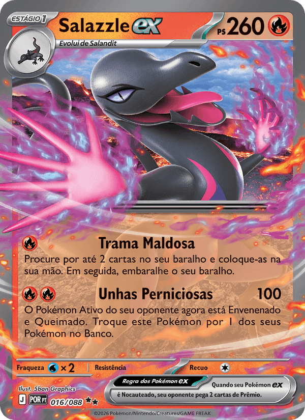 Equilíbrio Perfeito の 016 番、Salazzle ex