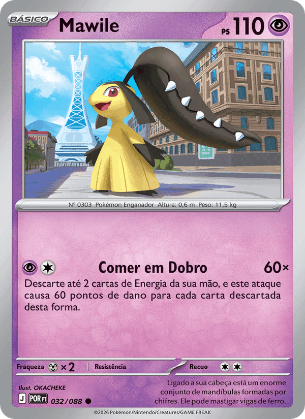 Mawile, carta 032 di Equilíbrio Perfeito