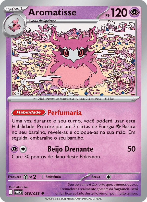 Aromatisse, carta 036 de Equilíbrio Perfeito