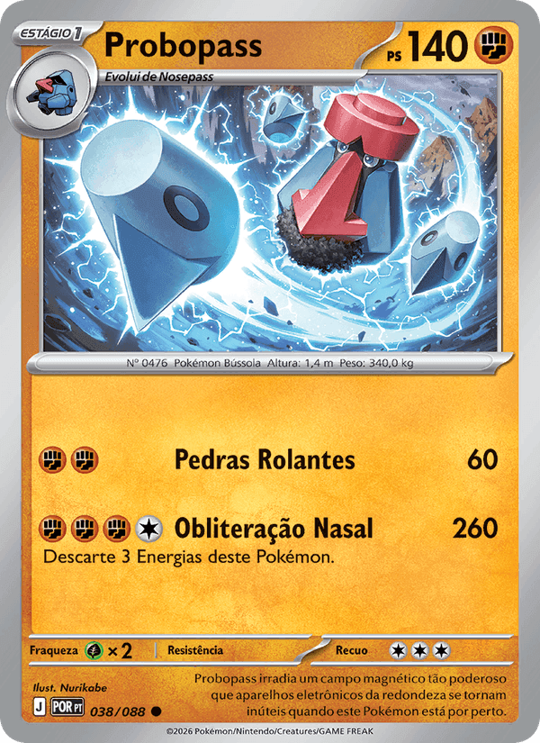Probopass, carte 038 de Equilíbrio Perfeito