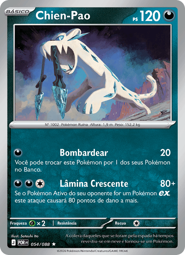 Chien-Pao, carta 054 de Equilíbrio Perfeito