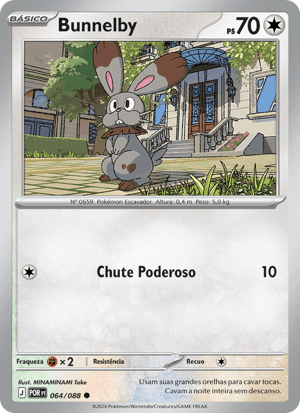 Bunnelby, carta 064 de Equilíbrio Perfeito