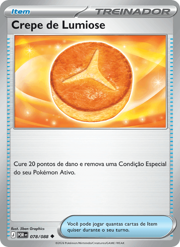 Crepe de Lumiose, carta 078 di Equilíbrio Perfeito