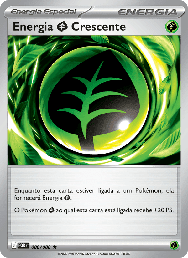 Energia Grass Crescente, carta 086 di Equilíbrio Perfeito