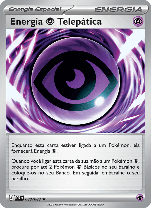 Energia Psychic Telepática, card 088 from Equilíbrio Perfeito