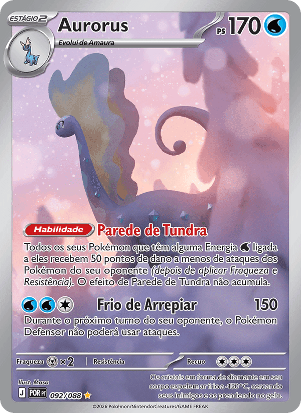 Aurorus, carta 092 de Equilíbrio Perfeito