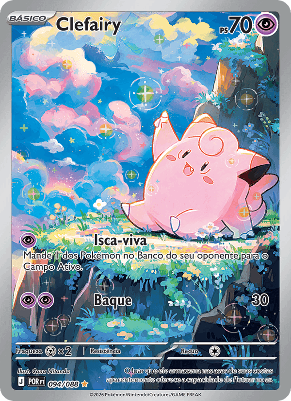 Clefairy, carta 094 di Equilíbrio Perfeito