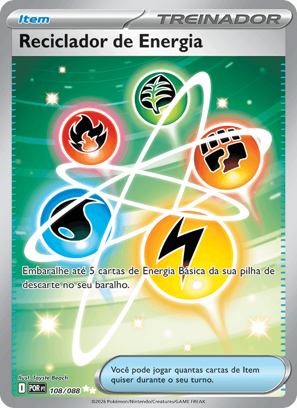 Reciclador de Energia, carta 108 de Equilíbrio Perfeito