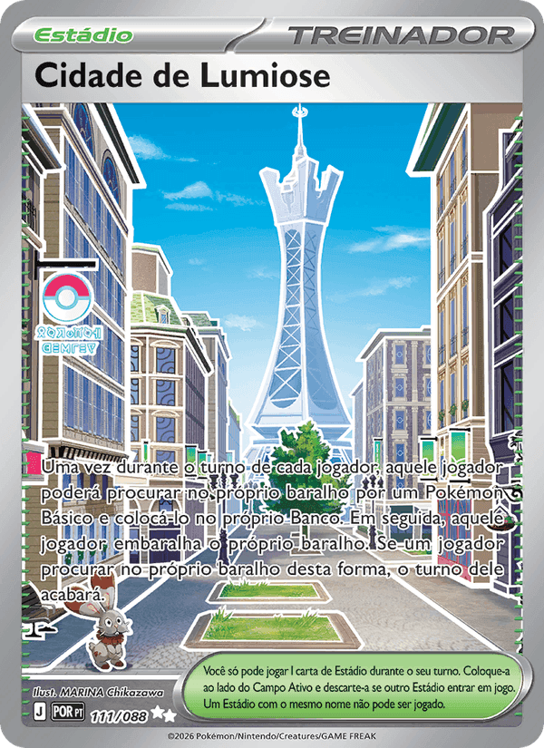 Cidade de Lumiose, carte 111 de Equilíbrio Perfeito
