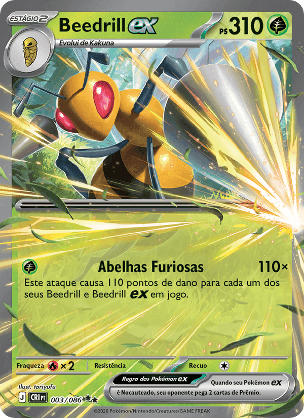 Beedrill ex, carta 003 di Caos Ascendente