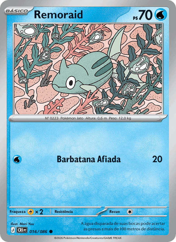Remoraid, carte 016 de Caos Ascendente