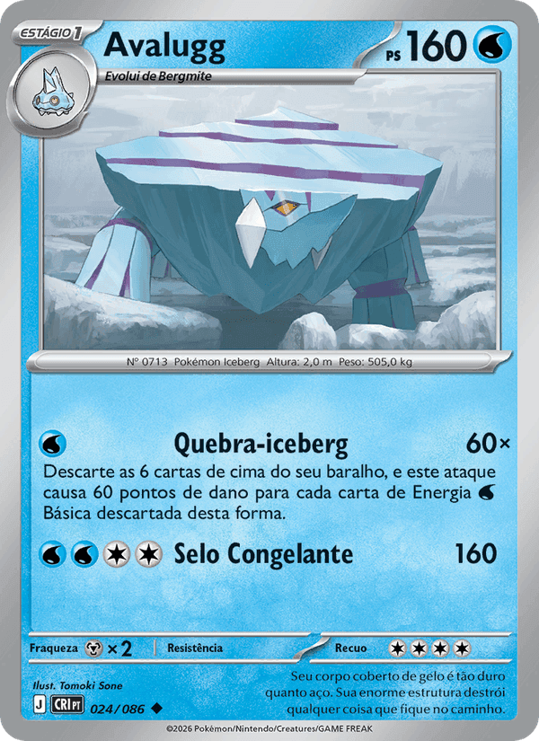 Avalugg, carte 024 de Caos Ascendente