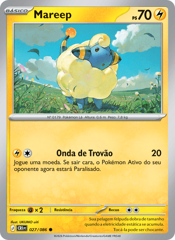 Mareep, carta 027 de Caos Ascendente