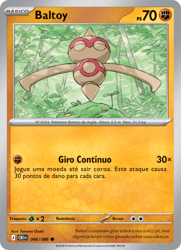 Baltoy, card 046 from Caos Ascendente