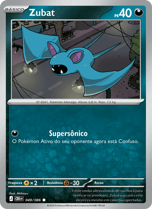 Zubat, carte 049 de Caos Ascendente